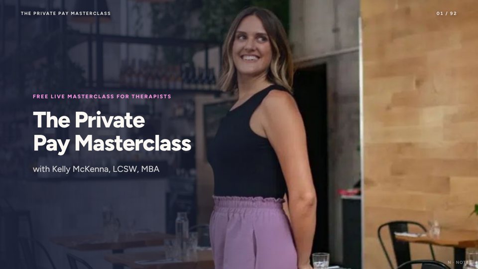 Webinar presentation preview